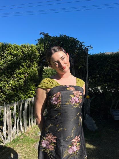 Embroidered Midi Dress