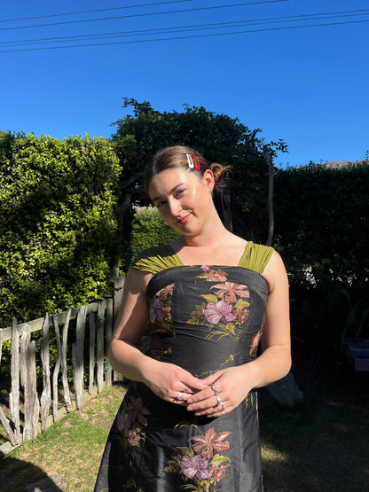 Embroidered Midi Dress