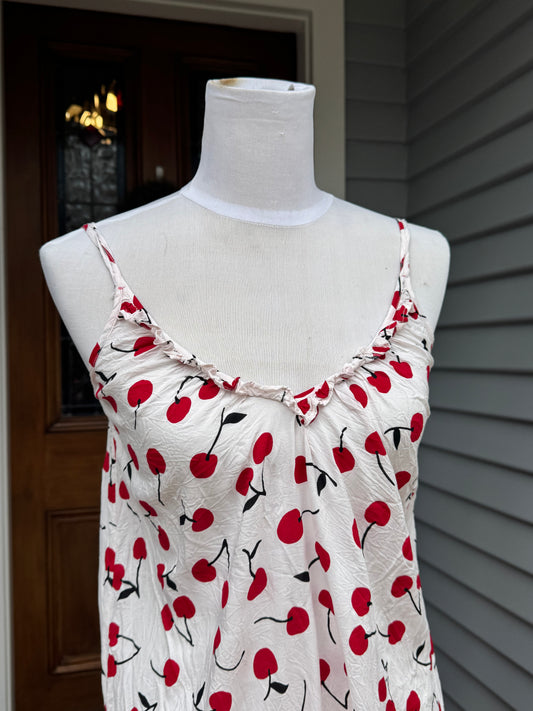 Cherry Mini Dress | Size Small