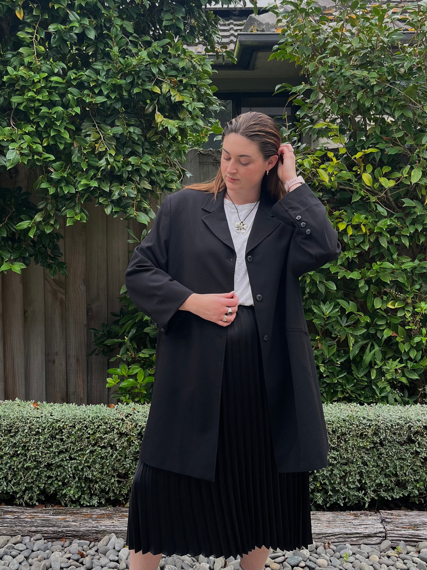 Black Blazer/Coat | Size 24