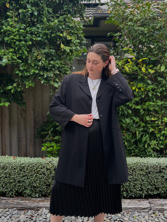 Black Blazer/Coat | Size 24