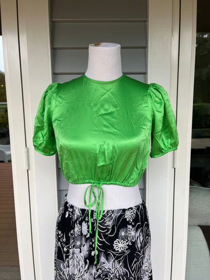 Green Bec & Bridge Crop Top | Size 6