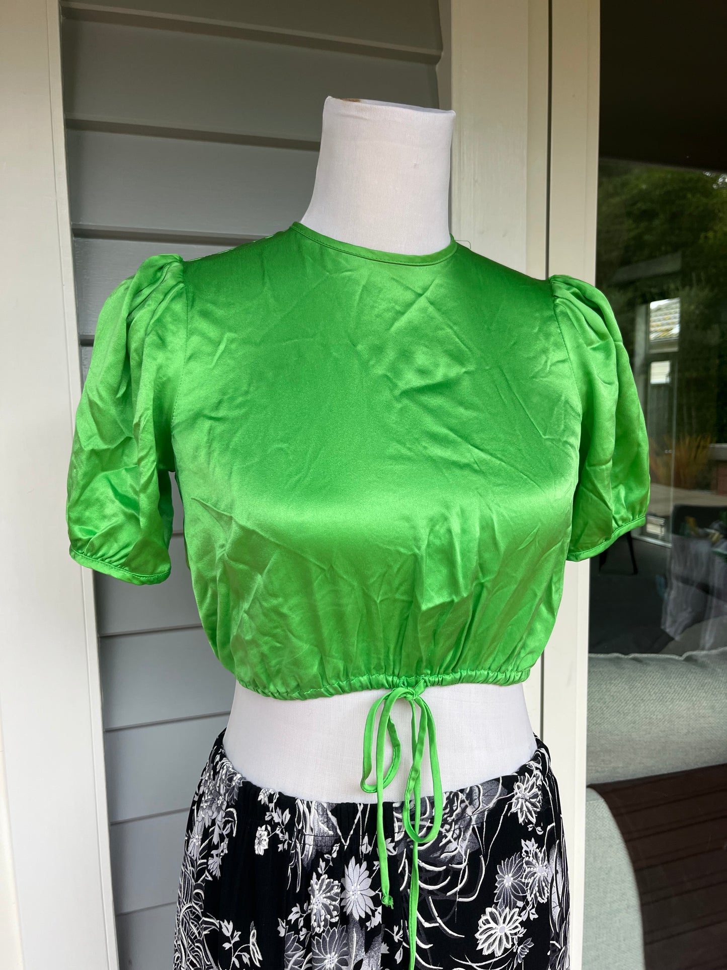 Green Bec & Bridge Crop Top | Size 6