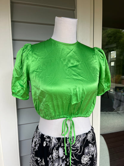 Green Bec & Bridge Crop Top | Size 6