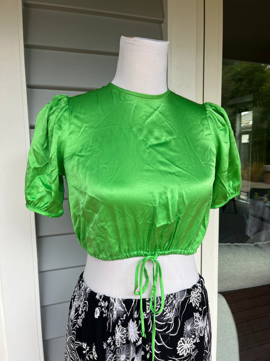 Green Bec & Bridge Crop Top | Size 6