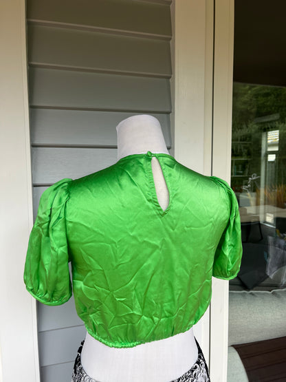 Green Bec & Bridge Crop Top | Size 6