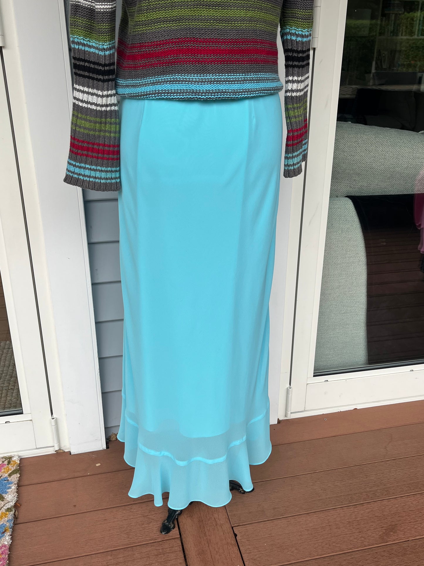 Blue Maxi skirt | Size 10
