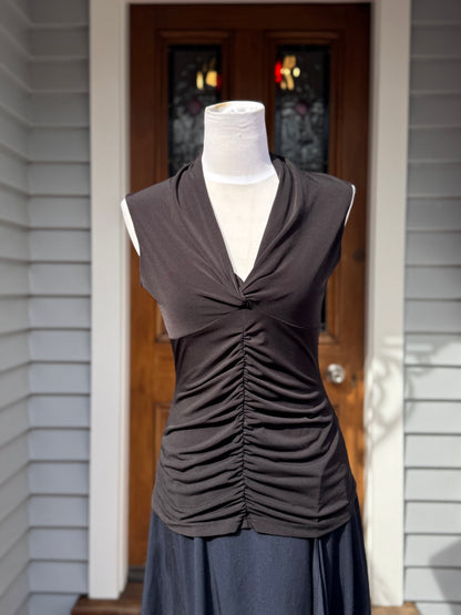 Vintage Pagani Ruched Singlet | Size 8-10