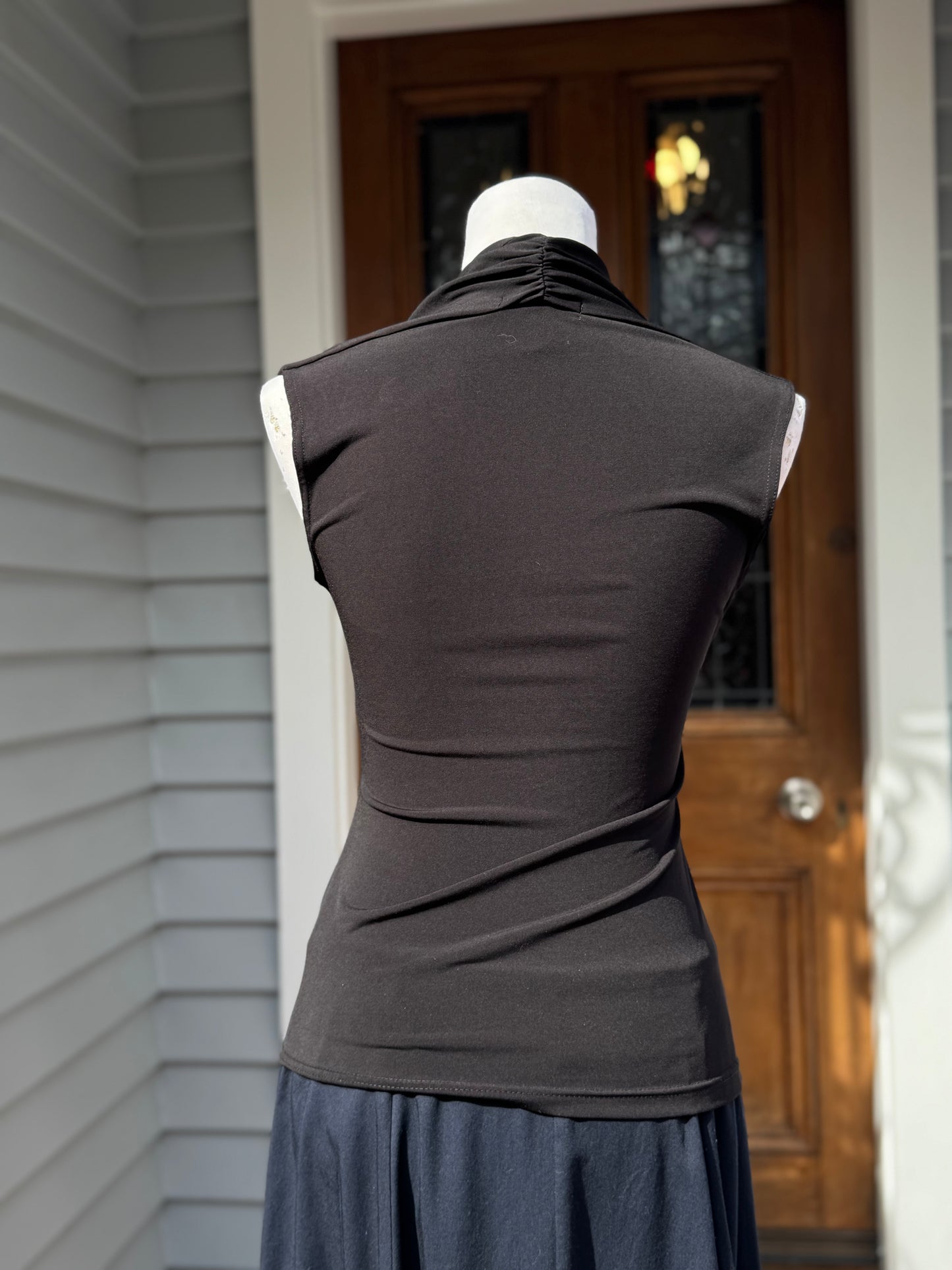 Vintage Pagani Ruched Singlet | Size 8-10