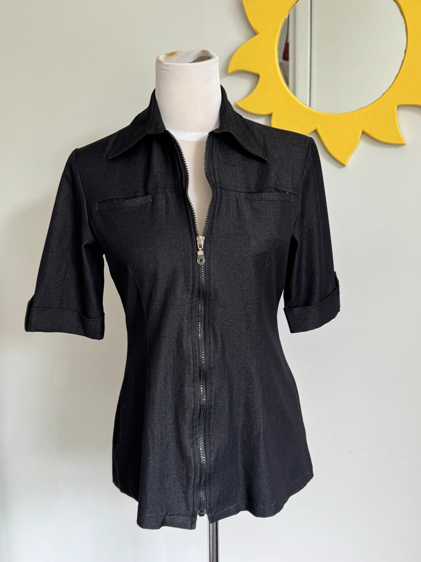 Funky Zip-Up Shirt | Size 10