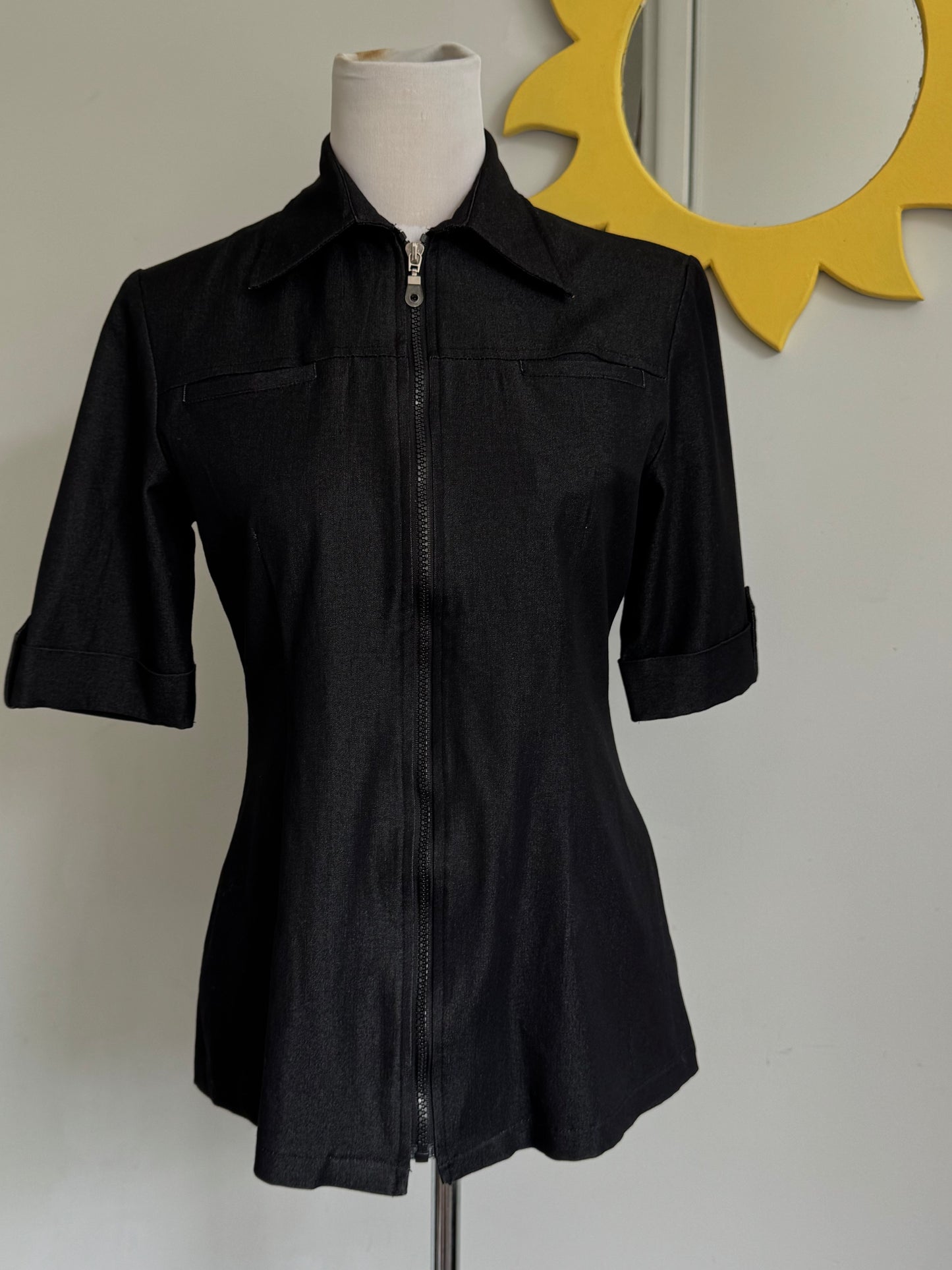 Funky Zip-Up Shirt | Size 10