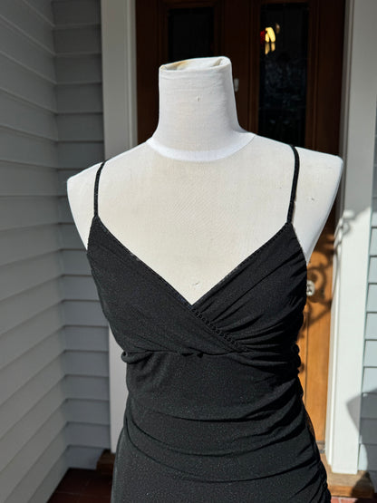 Sparkly Straps Midi Dress | Size S-M