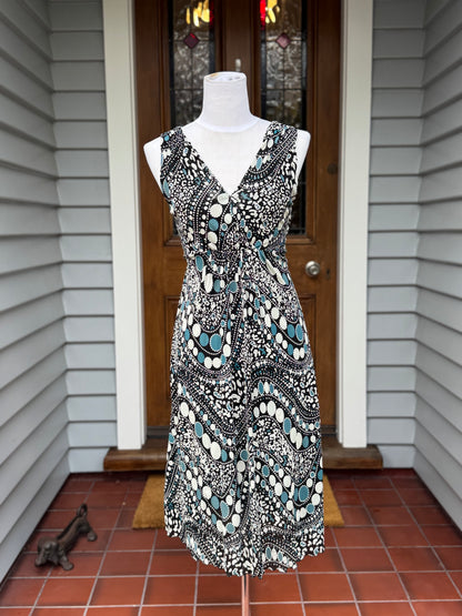 Funky Patterned Midi Dress | Size S
