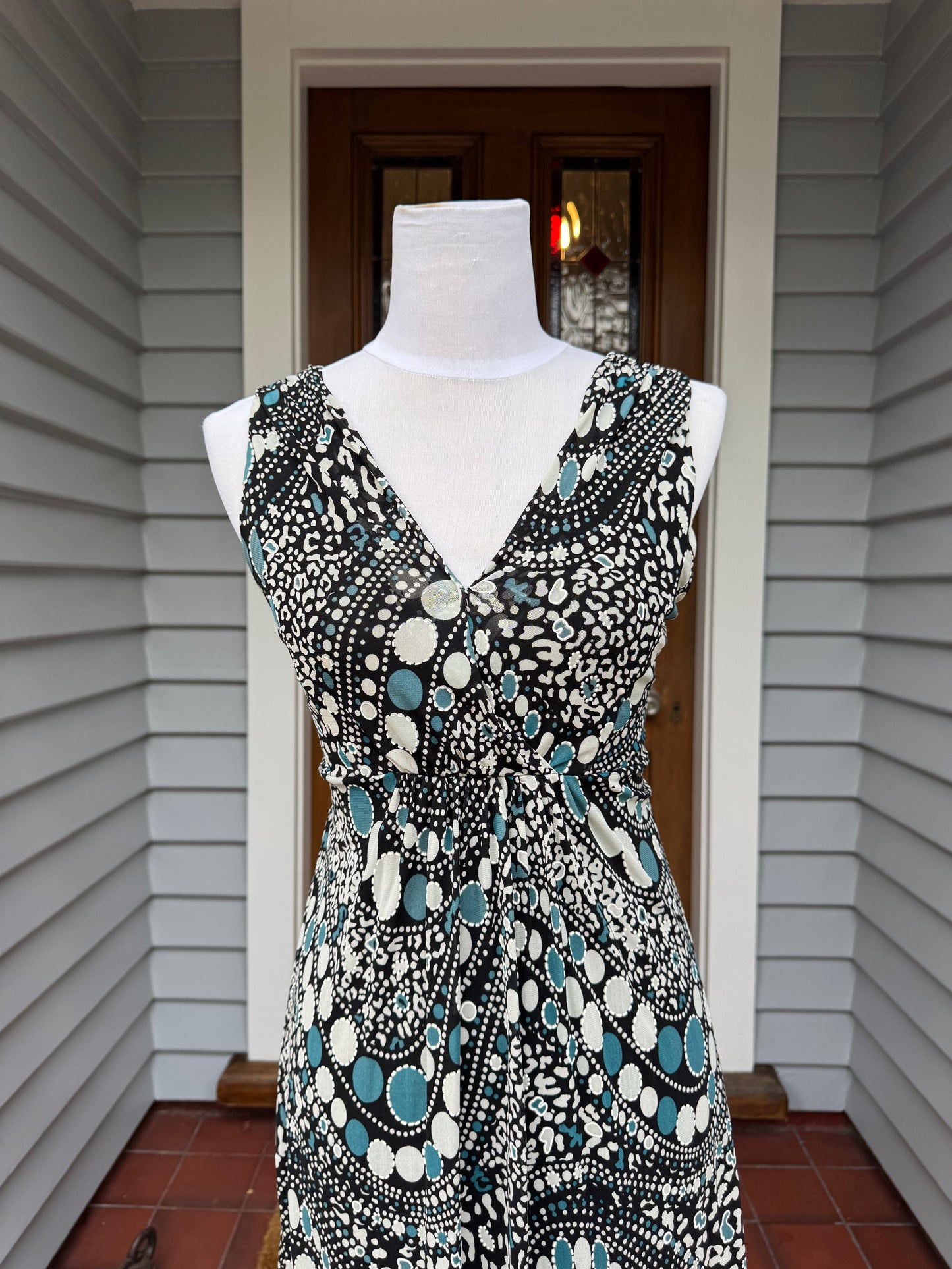 Funky Patterned Midi Dress | Size S