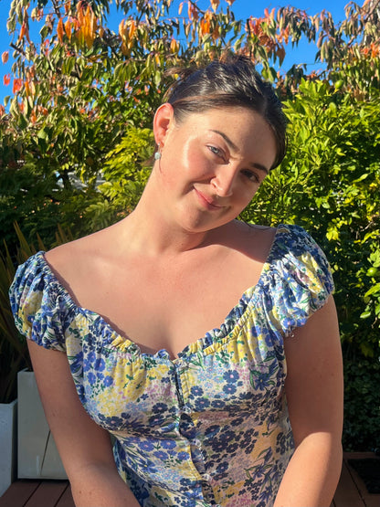 Floral Midi Dress | Size 10-12