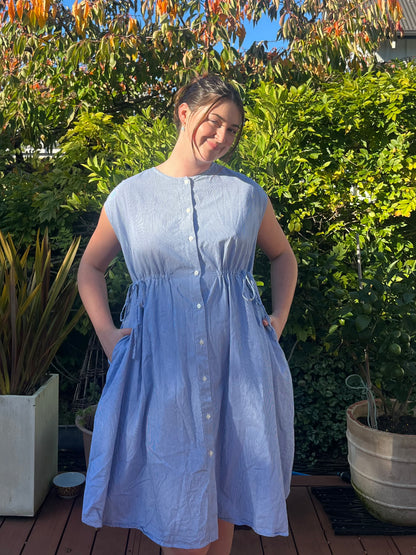 Kowtow Striped Midi Dress | Size M