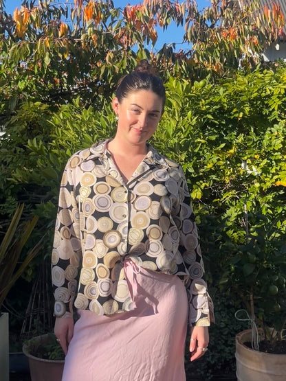 Funky Button Up Shirt | Size 14