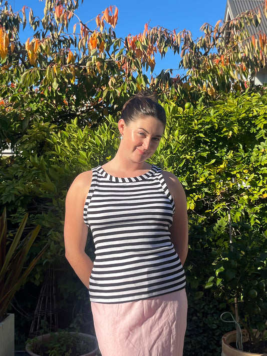 Striped Singlet | Size 14-16
