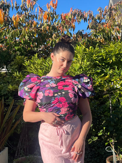 Super Funky Top with Puffy Sleeves | Size S