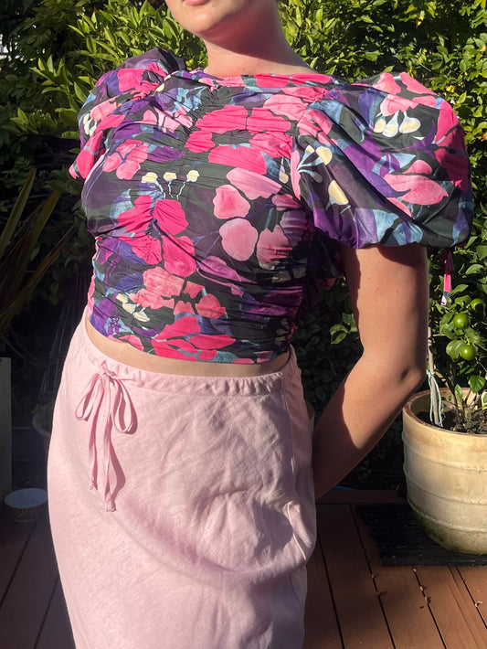 Super Funky Top with Puffy Sleeves | Size S