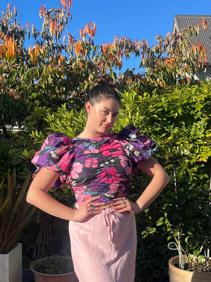 Super Funky Top with Puffy Sleeves | Size S