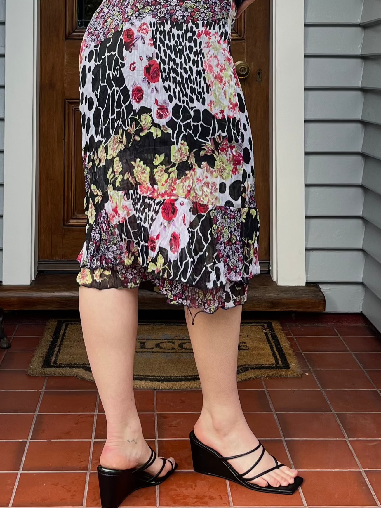 Black Strappy Heels | Size 41
