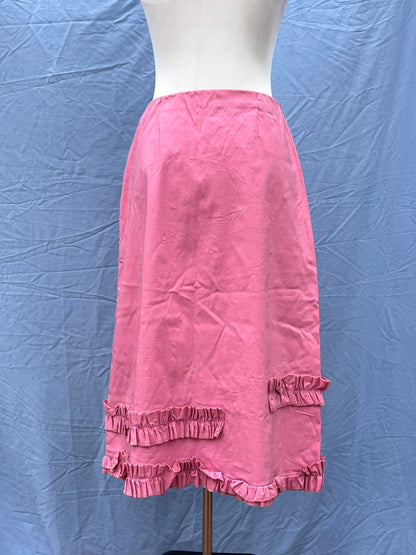 Pink Midi Skirt | Size 8-10