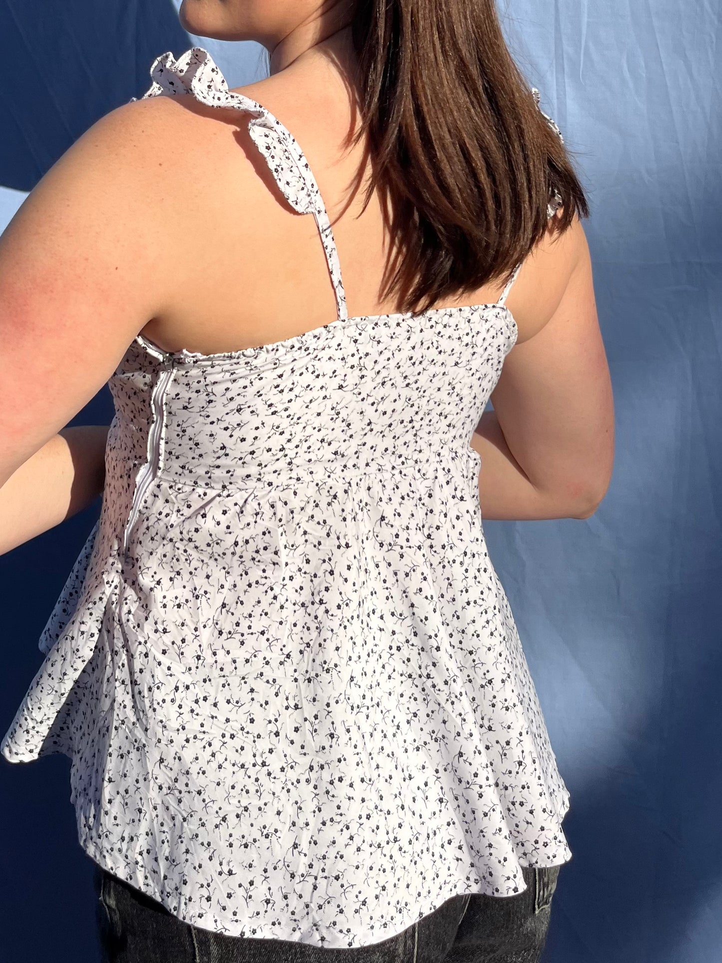 Floral Floaty Singlet | Size 8-10