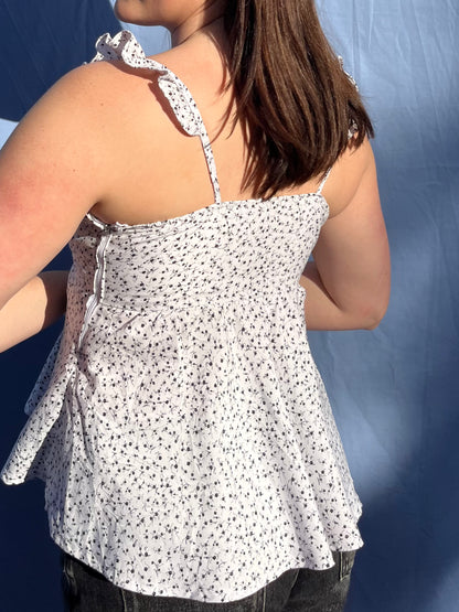 Floral Floaty Singlet | Size 8-10
