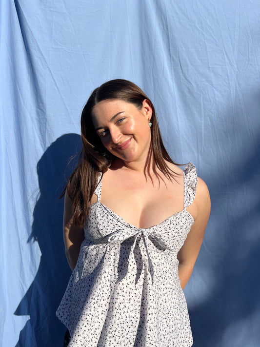 Floral Floaty Singlet | Size 8-10