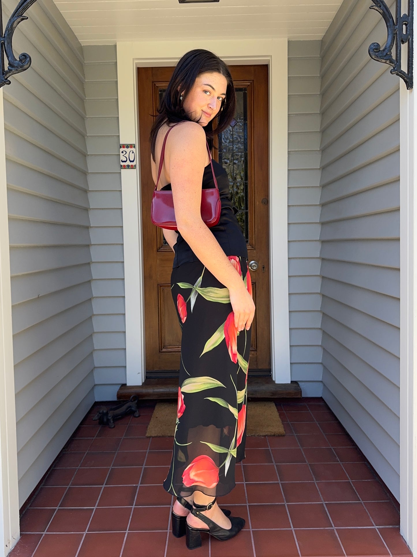 Black Strapless Top | Size 10