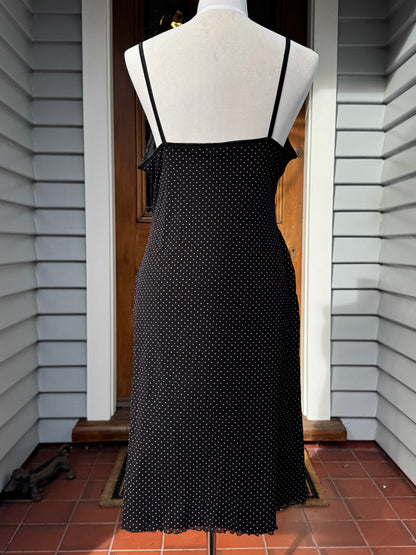 Polka-Dot Midi Dress | Size 10