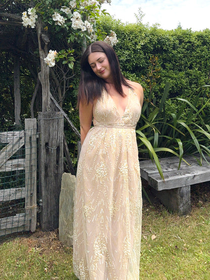 Gorgeous Gold Gown | Size 8-12