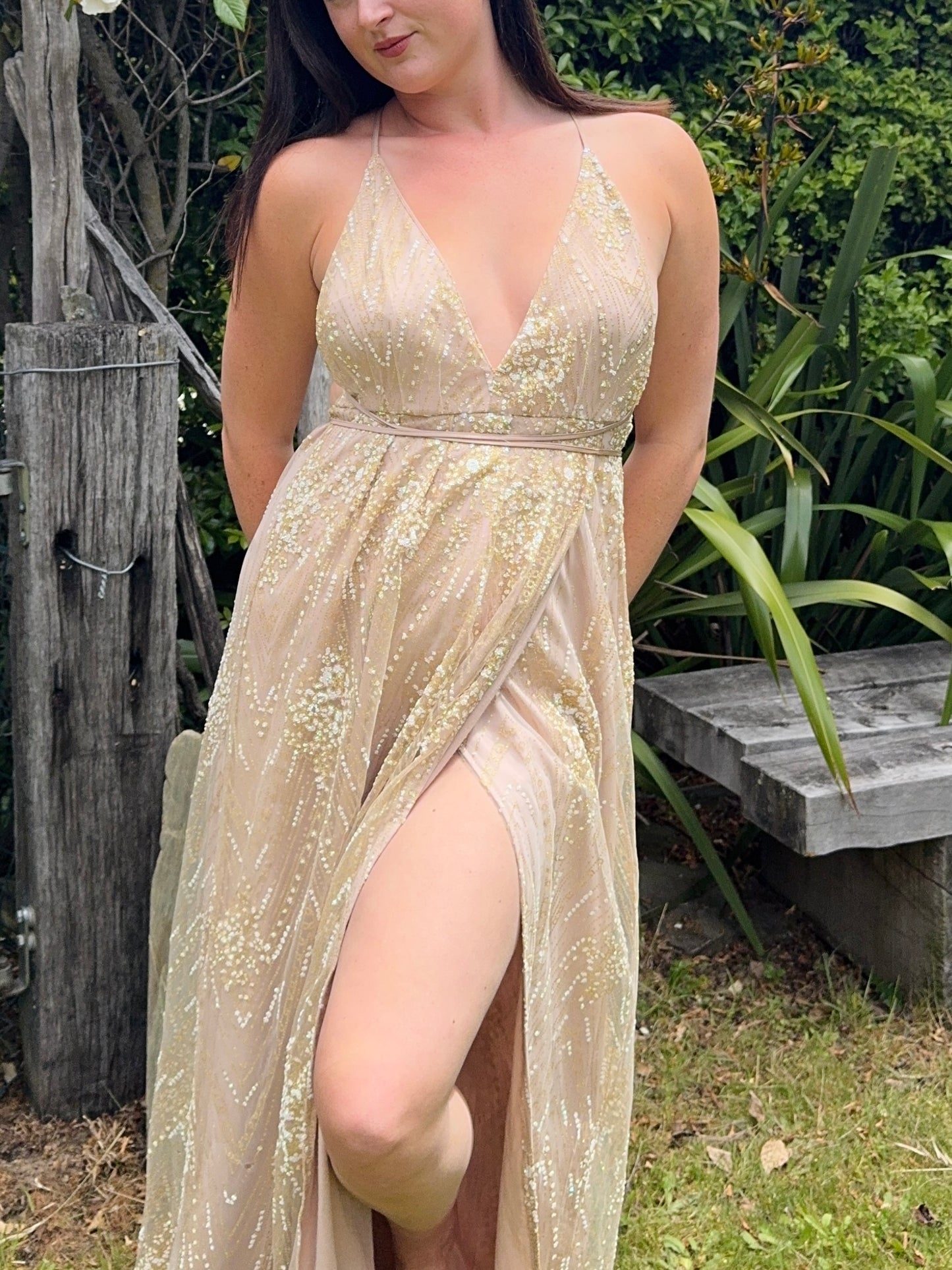 Gorgeous Gold Gown | Size 8-12