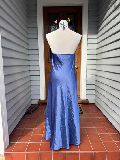 Blue Silky Slip | Size Medium
