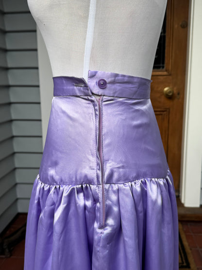 Beautiful Purple Midi Skirt | Size 4-6