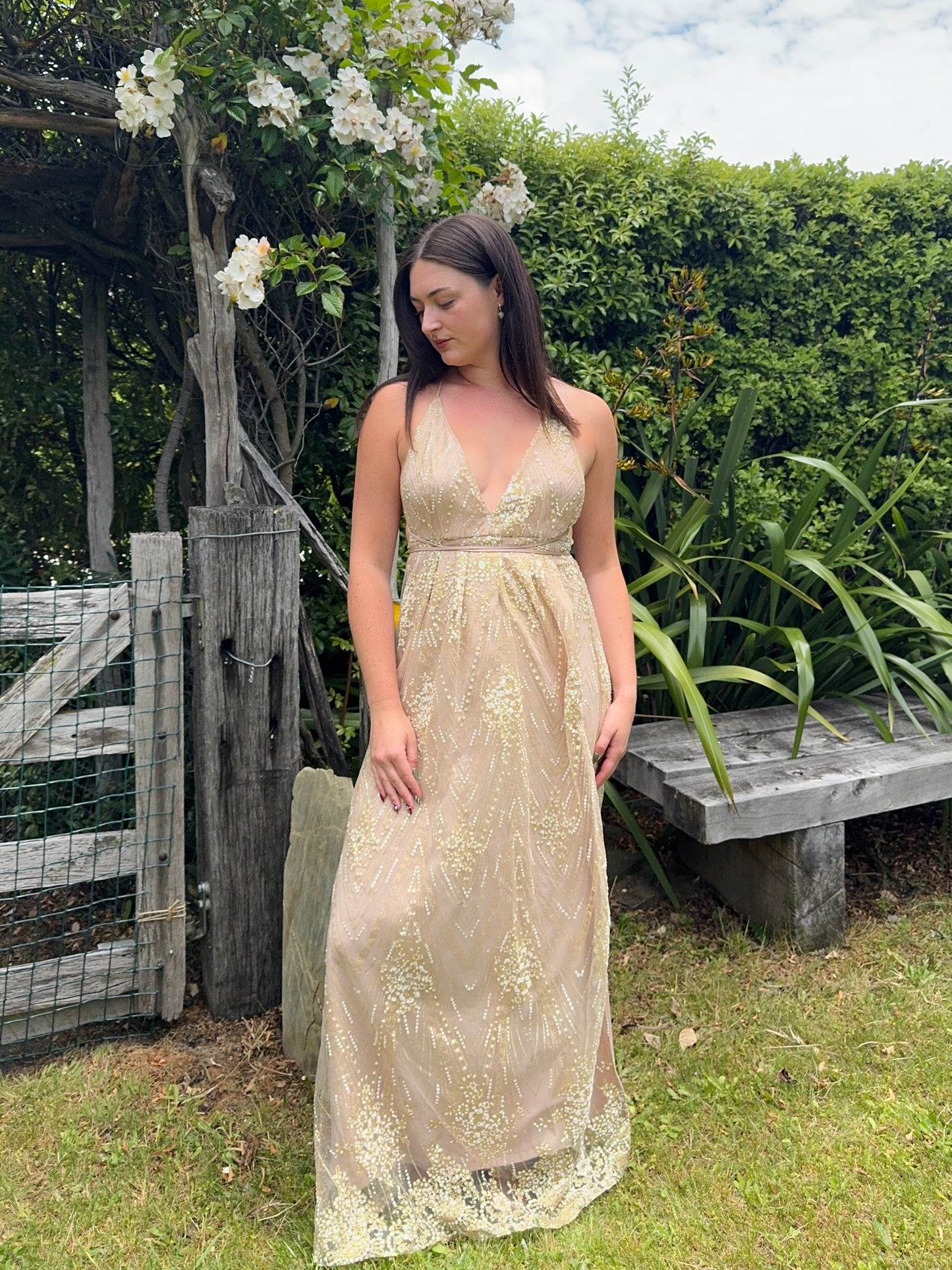 Gorgeous Gold Gown | Size 8-12