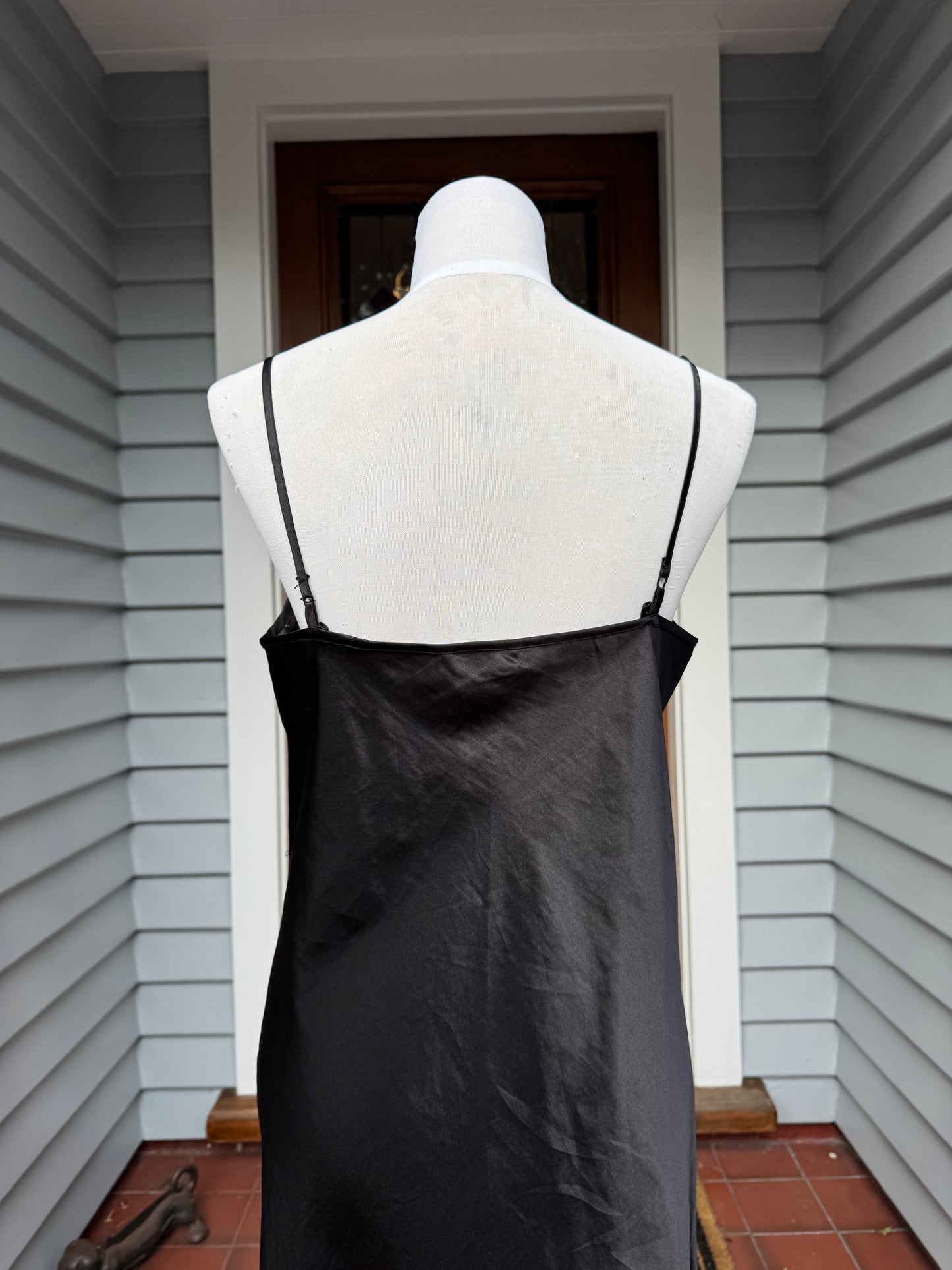 Sheer Embroidered Maxi Dress | Size 14
