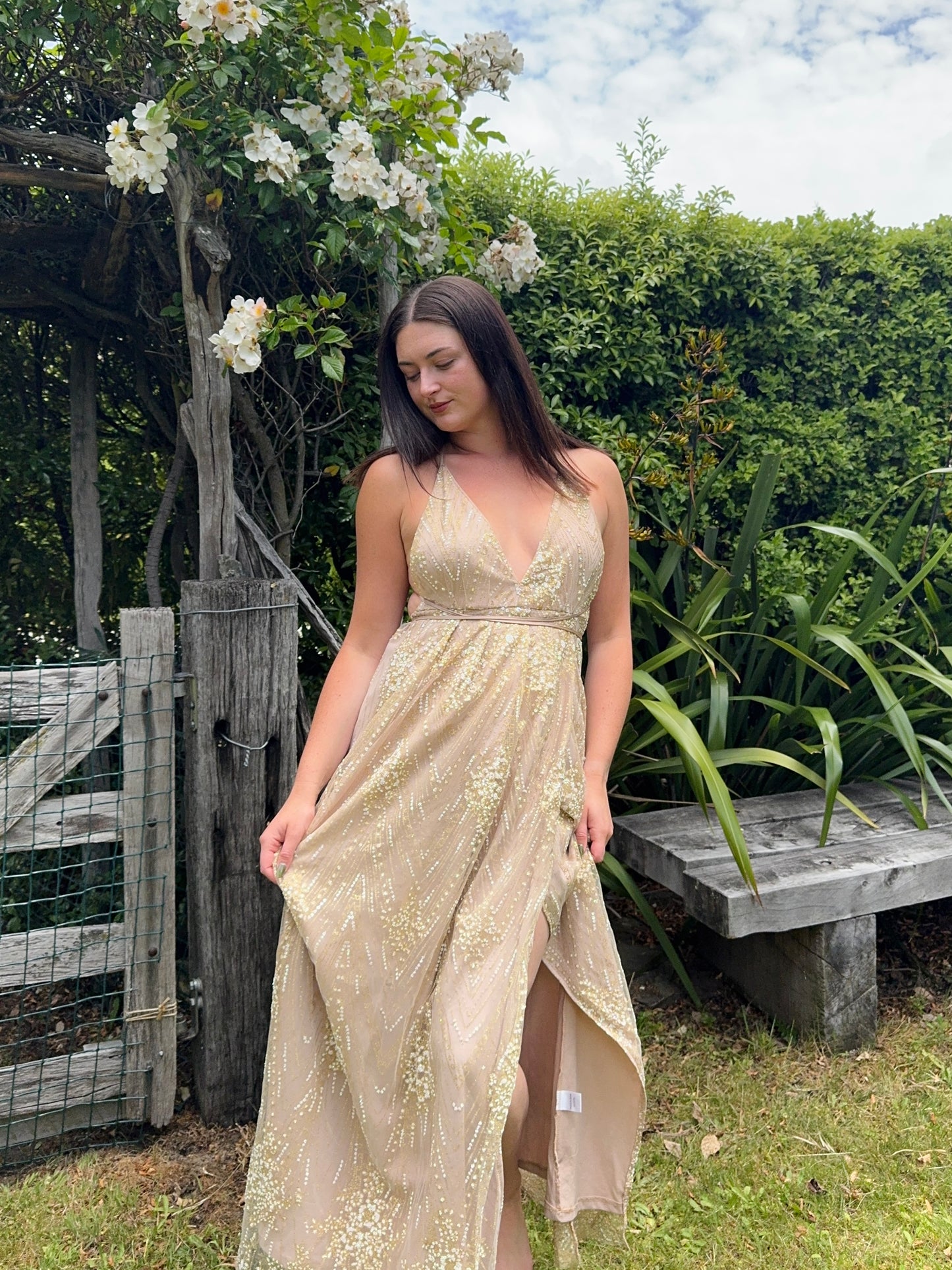 Gorgeous Gold Gown | Size 8-12