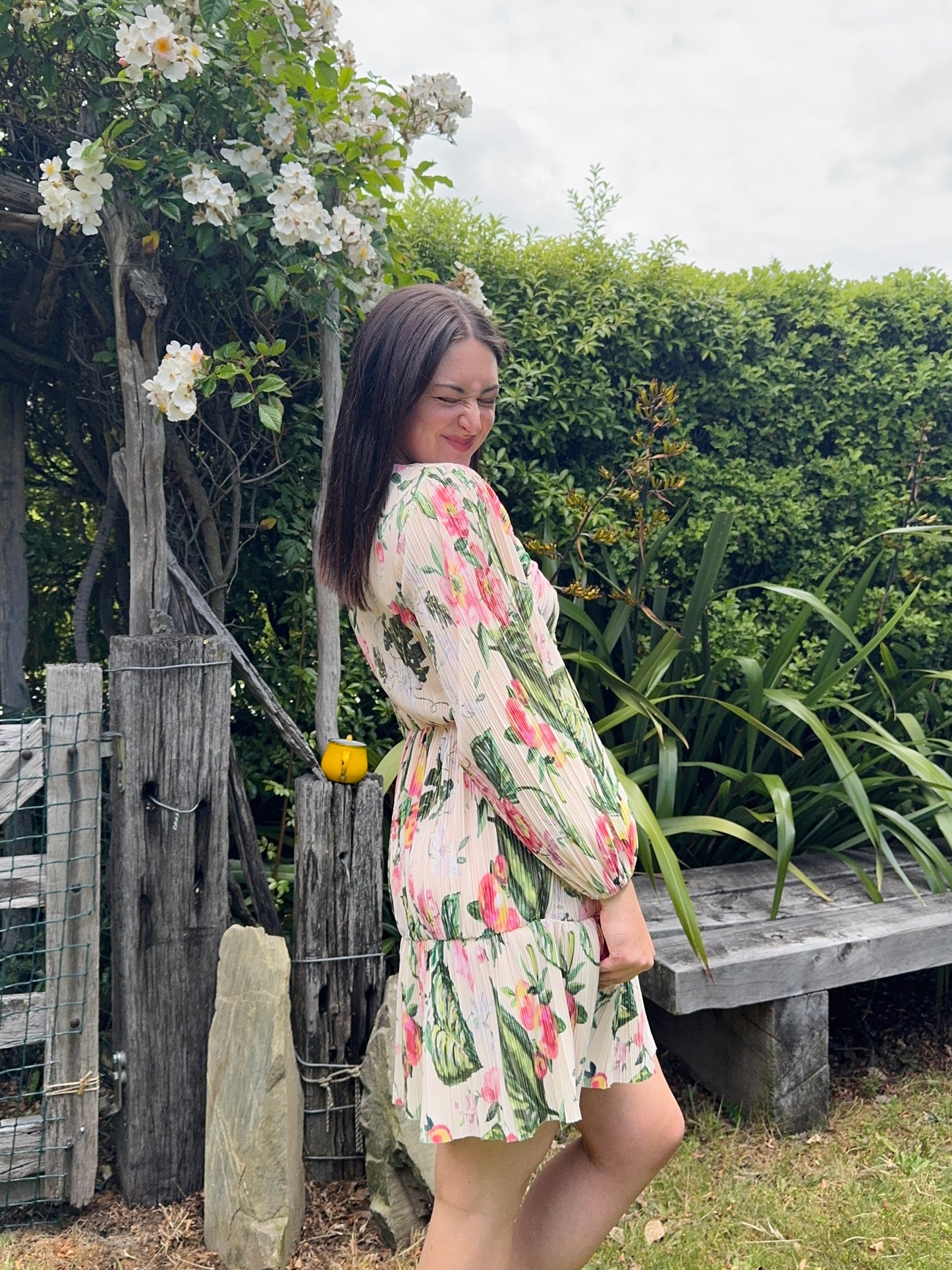 Soft & Feminine Floral Mini Dress | Size M