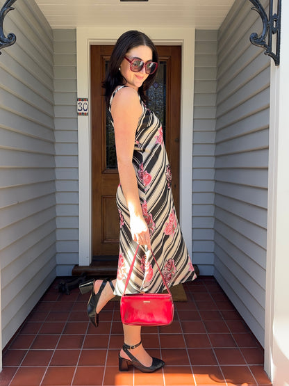 Y2K Beaded Midi Dress | Size 12