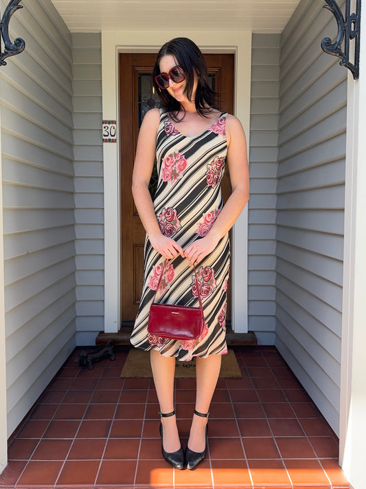 Y2K Beaded Midi Dress | Size 12