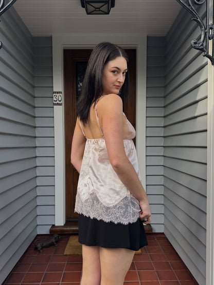 Pink Lace Cami | Size M