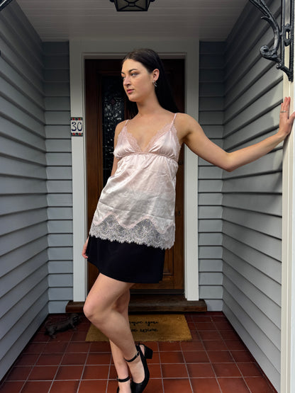 Pink Lace Cami | Size M