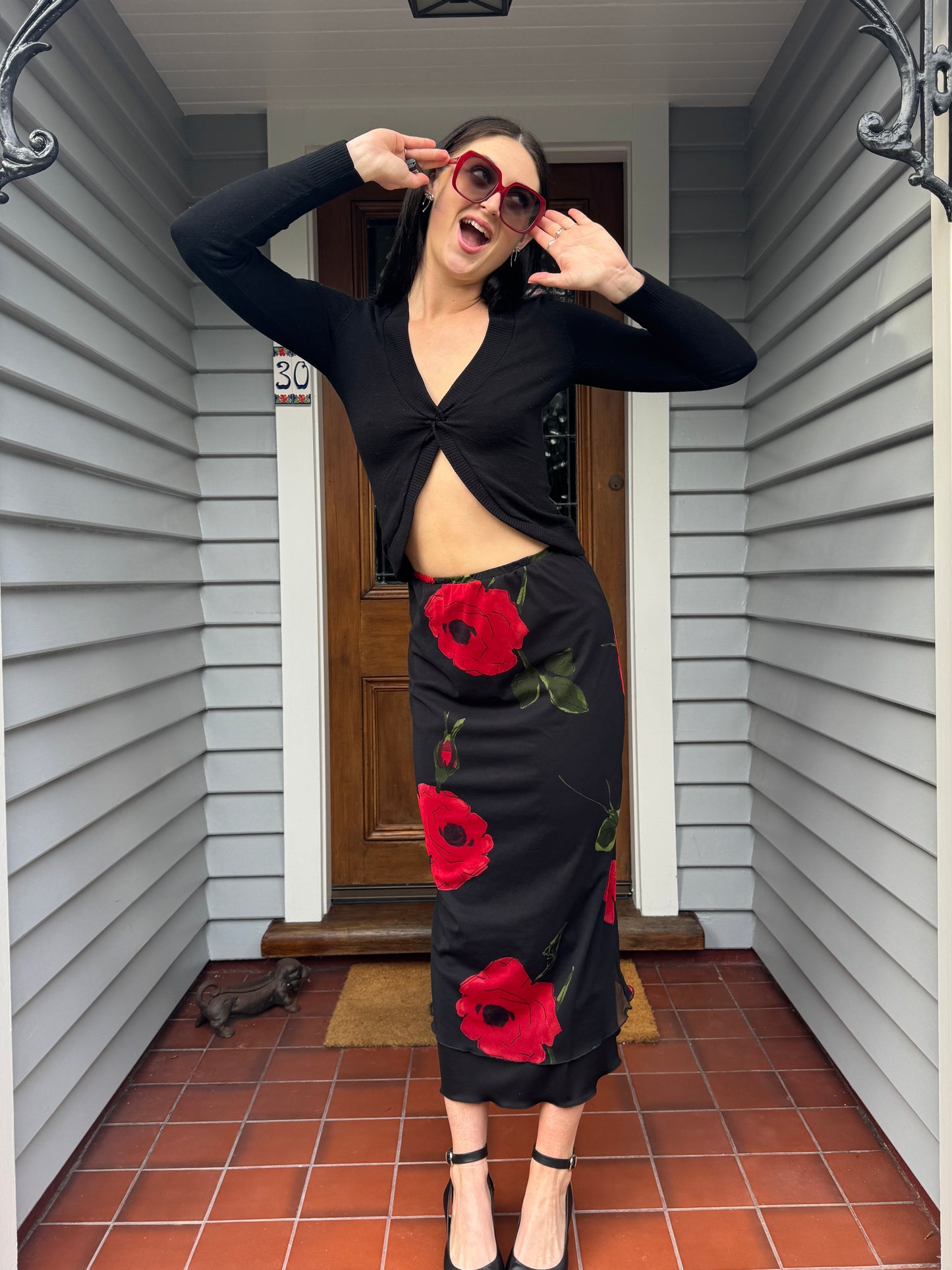 Rose Maxi Skirt | Size 10-12