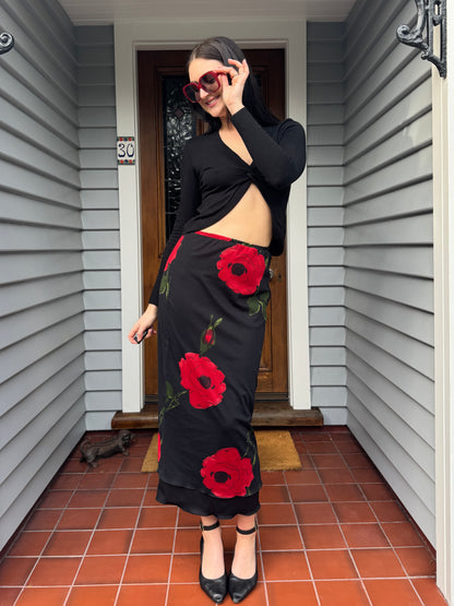 Rose Maxi Skirt | Size 10-12