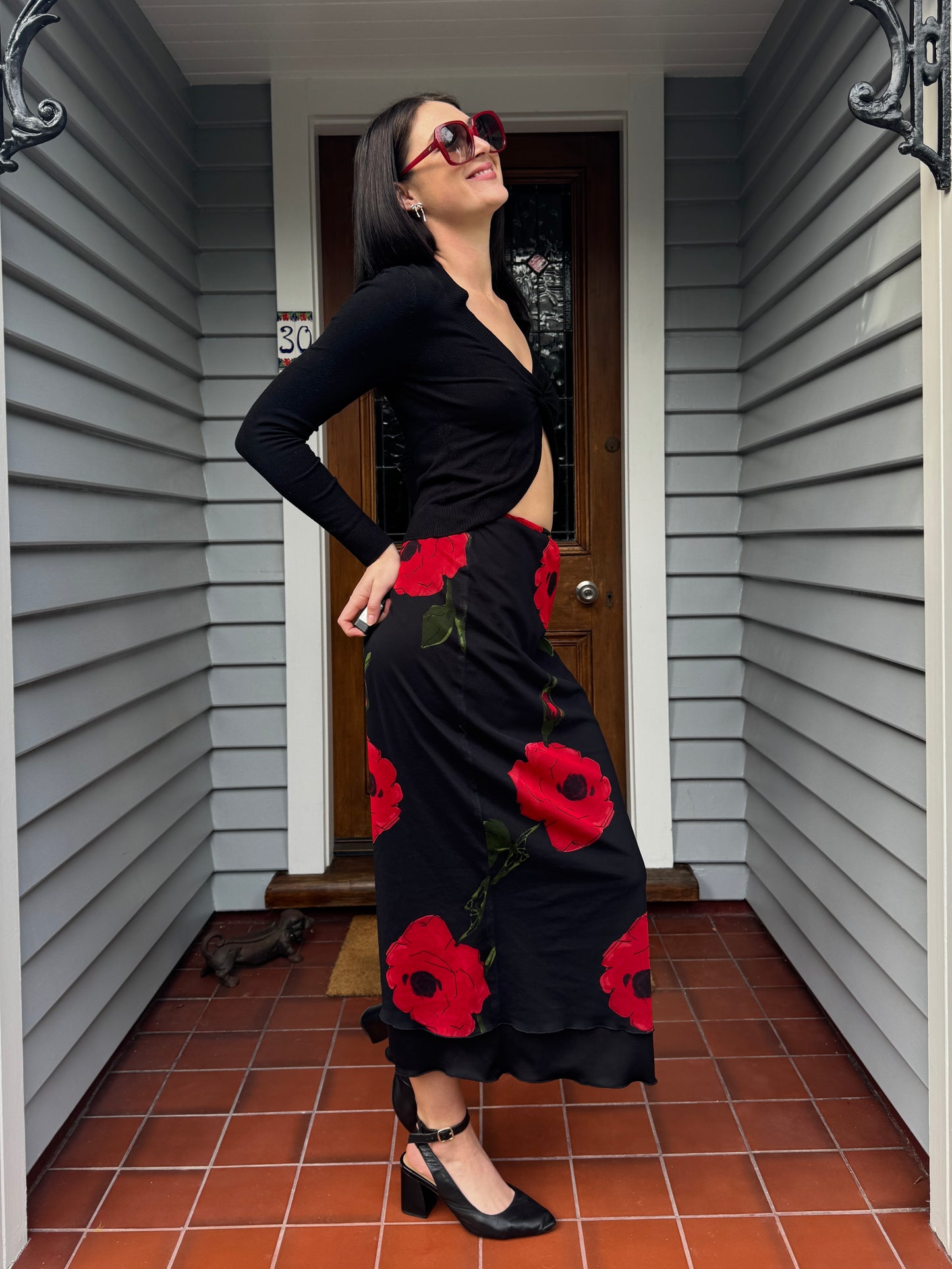 Rose Maxi Skirt | Size 10-12