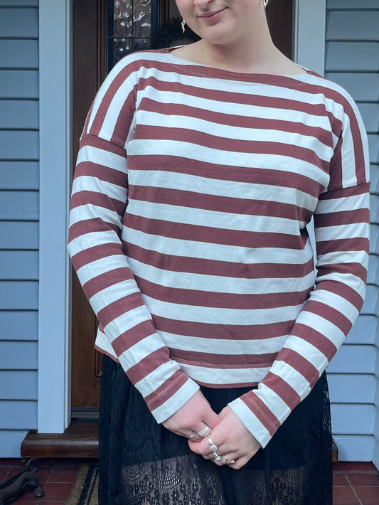 Kowtow Striped Long-Sleeve | Size M