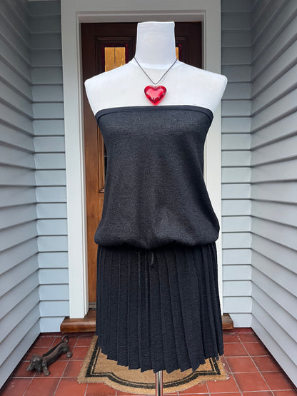 Y2K Strapless Dress / Top | Size M