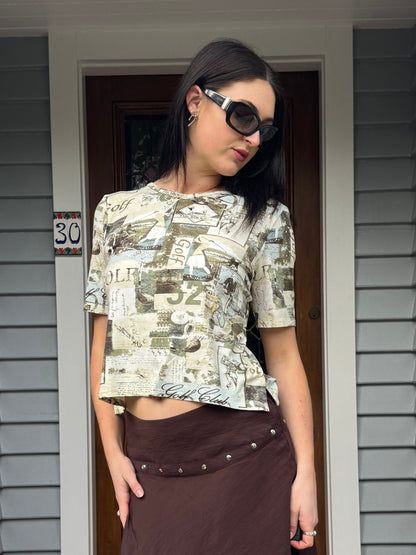 Vintage Printed T-Shirt | Size 12-14